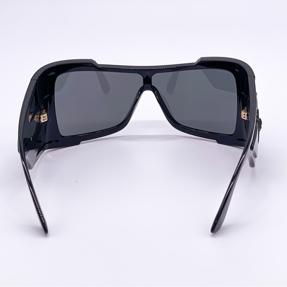NEW VE4451 GB1/87 BLACK VERSACE SHIELD SUNGLASSES VERSACE MOD 4451 GB1/87 - Picture 7 of 12